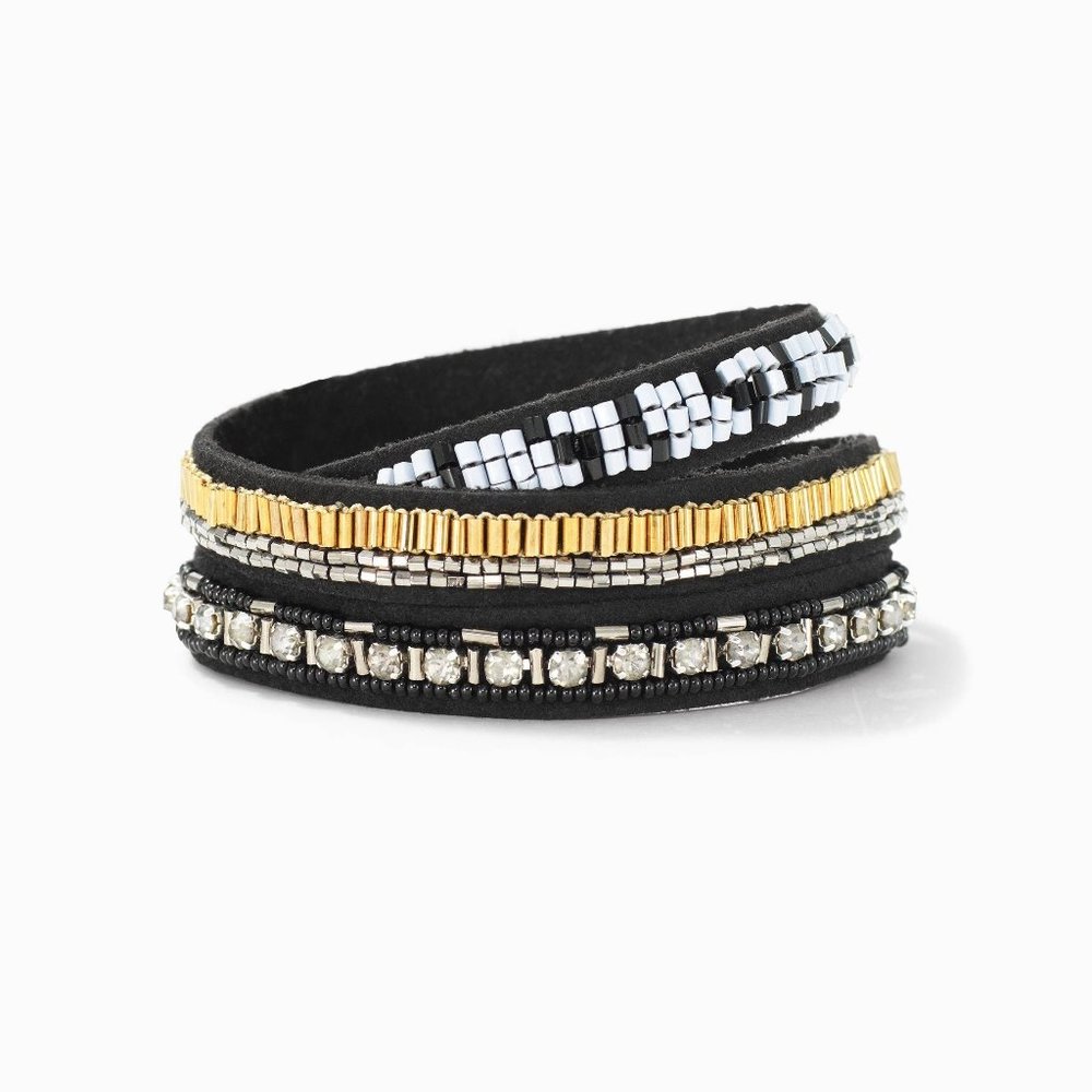 Stella & Dot - Emma Triple Wrap Bracelet